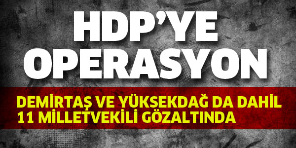 HDP'YE OPERASYON