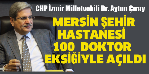 CHP'Lİ ÇIRAY'DAN ZEHİR ZEMBEREK AÇIKLAMA