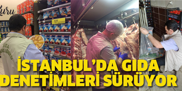 İSTANBUL'DA GIDA DENETİMLERİ SÜRÜYOR