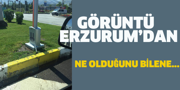 GÖRÜNTÜ ERZUDUM'DAN, NE OLDUĞUNU BİLENE