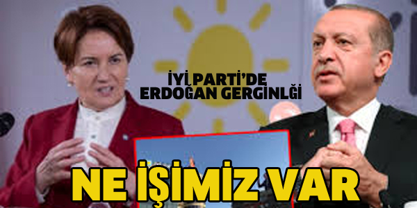 İYİ PARTİ'DE ERDOĞAN GERGİNLİĞİ