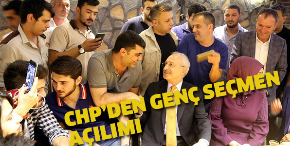 CHP'DEN GENÇ SEÇMEN AÇILIMI