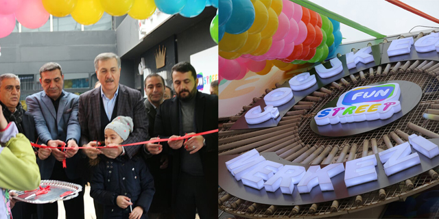 Fun Street Çocuk Eğlence Merkezi, Uğur Mumcu'da Açıldı