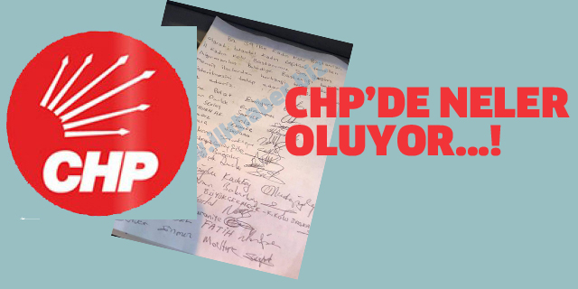 CHP,'nin 39 Kadın Kolları Başkanları'ndan Dilekçe