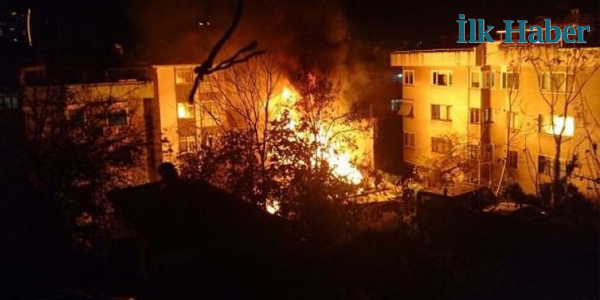  Pendik'te  Yangın: 3 Kişi Hastaneye Kaldırıldı