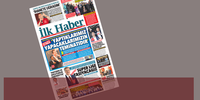 İlk Haber'in Yeni Sayısı Çıktı