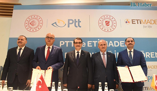 PTT ile ETİ Maden İşletmeleri İşbirliği Protokolü İmzalandı