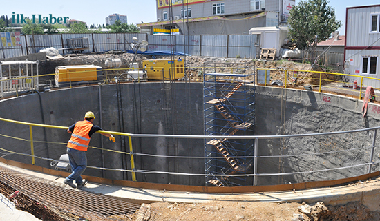 Metro Şantiyesinde Sivrisinek Mücadelesi