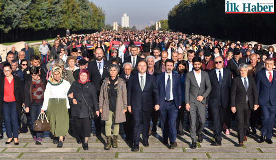 Maltepe'liler Anıtkabire cikarma yapti