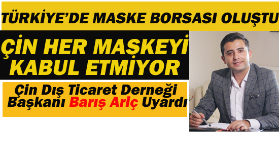 Türkiye'de Maske Borsası Oluştu