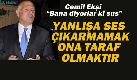 Cemil Ekşi, Yalova Belediye Başkanı'na Yapılanlara Sert Tepti Gösterdi