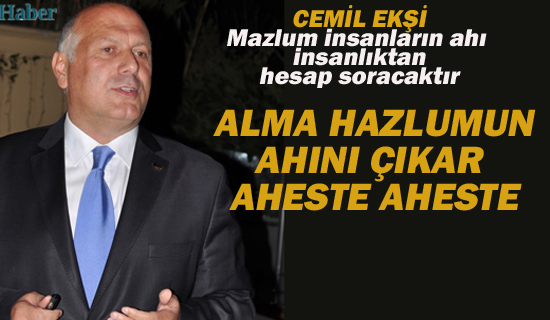 Cemil Ekşi'den Anlamlı Yazı