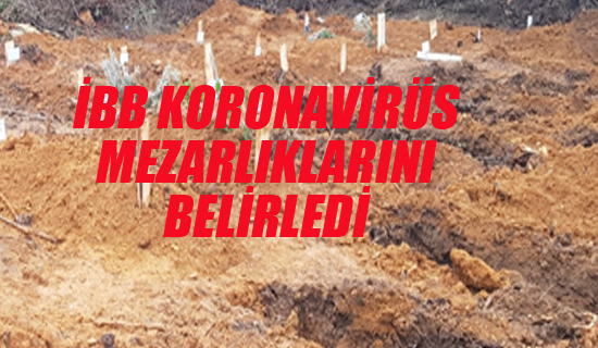 İBB Koronavirüs Mezarlıklarını Belirledi