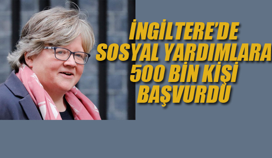 İngiltere'de Sosyal Yardımlara 500 Bin Kişi Başvurdu