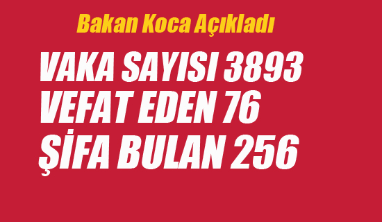 Bakan Koca Son Verileri Açıkladı