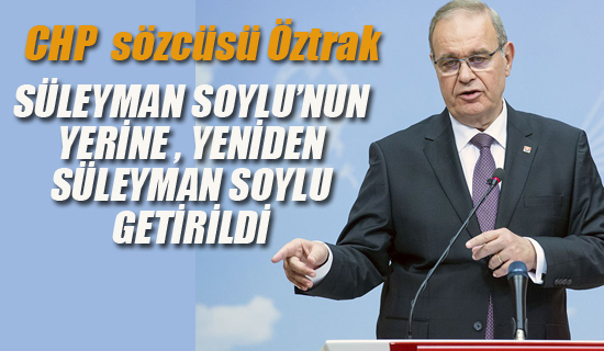 CHP Sözcüsü Öztrak'tan Gündeme İlişkin Açıklamalar