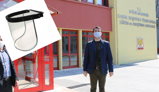 Kartal Belediyesi, Koşuyolu Hastanesi'ne 1000 Adet Siperlik Hibe Etti