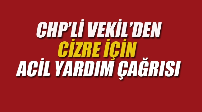  Cizre İçin Acil Yardım Çağrısı