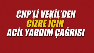  Cizre İçin Acil Yardım Çağrısı
