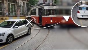  Tramvay Seferlerine 160 Kez Hatalı Park Engeli