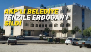 AKP'li Belediye Tenzile Erdoğan'ı Sildi