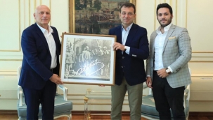 Cemil Ekşi, Ekrem İmamoğlu'nu Makamında Ziyaret Etti