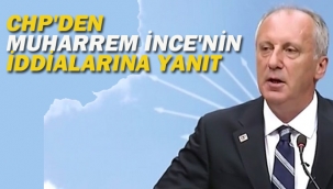 CHP'den Muharrem İnce'nin İddialarına Yanıt