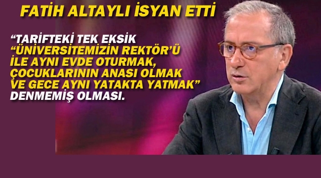 Fatih Altaylı O Atamaya İsyan Etti. "Edep Ya hu"