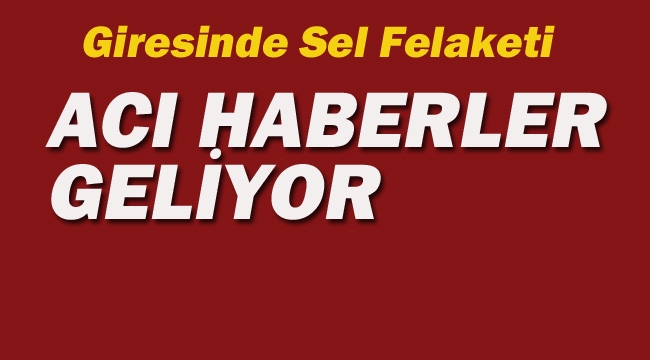 Giresun'da Sel Felaketi