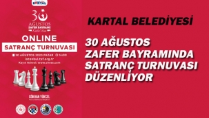 Kartal Belediyesi 30 Ağustos Zafer Bayramında Satranç Turnuvası Düzenliyor