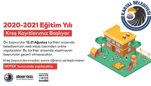 Kartal Belediyesi Kreşlerinde Ön Kayıtlar Alınmaya Başlandı