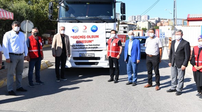 Tuzla Belediyesi'nden Giresun'a Destek ve Yardım