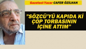Gazeteci-Yazar Cafer Özilhan'dan, Sözcü'nün Kaftancıoğlu Haberine Sert Tepki