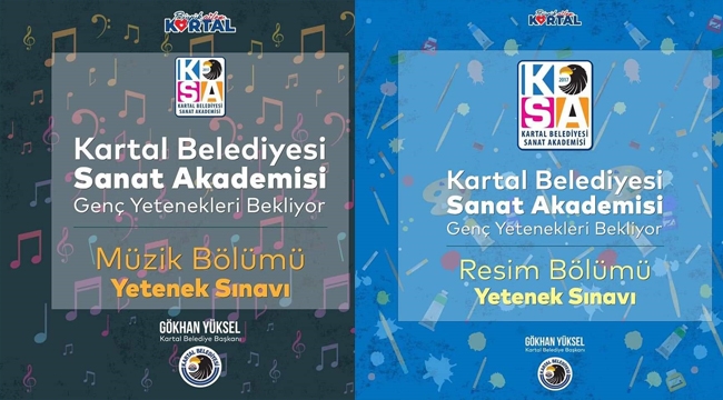 Kartal Belediyesi Sanat Akademisi Genç Yetenekleri Bekliyor