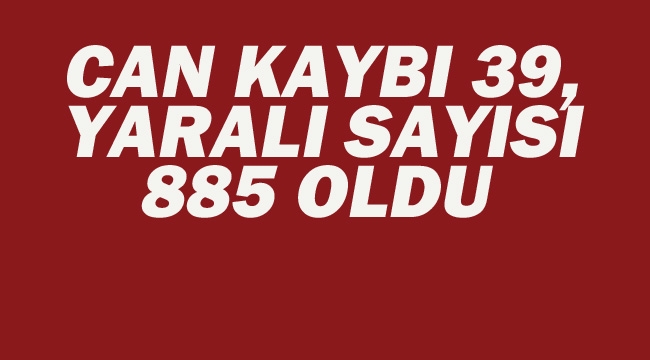 Depremde Can Kaybı 39'a Yükseldi