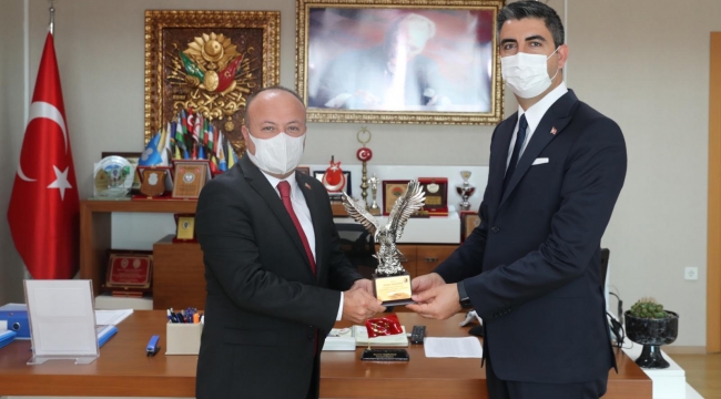Kartal Belediye Başkanı'ı Yüksel'den İlçe Emniyet Müdürü Müslüm Kahraman'a Ziyaret