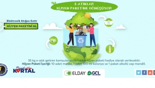 "Elektronik Atığını Getir Hijyen Paketini Al"