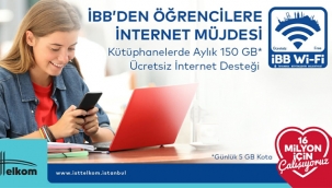 İBB Öğrencilere İnternet Desteğini Aylık 150 GB'ye Çıkarıyor 