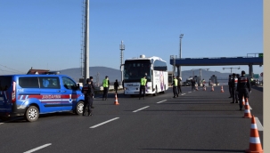 Jandarma Şehirlerarası Yollarda Denetim Yaptı