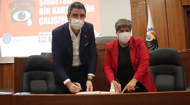 Kartal Belediyesi, Kadına Karşı Şiddetle Mücadele Protokolü İmzaladı