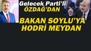 Özdağ'dan Bakan Soylu'ya "Hodri Meydan"