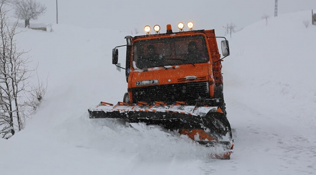  Tunceli'de Kar Nedeniyle 56 Köy Yolu Kapandı