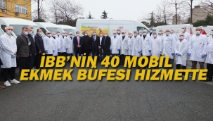 İBB'nin 40 Mobil Ekmek Büfesi Hizmette