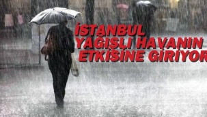 İstanbul Yağışlı Havanın Etkisine Giriyor