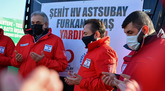 Tuzla'dan Cinderesi Mağdurlarına 163'üncü Tır Yola Çıktı