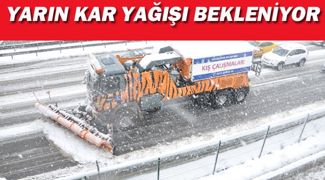  Yarın Kar Yağışı Bekleniyor