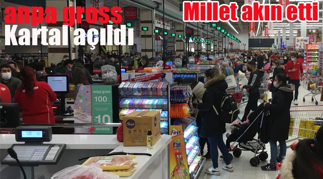 Anpa Gross Market 4. Şubesini Kartal'da Açtı