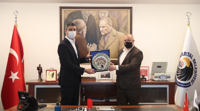 Ardino Belediye Başkanı İzzet Şaban'dan Kartal Belediye Başkanı Yüksel'e Ziyaret
