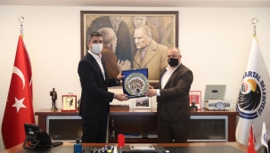 Ardino Belediye Başkanı İzzet Şaban'dan Kartal Belediye Başkanı Yüksel'e Ziyaret
