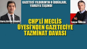 CHP'li Meclis Üyesi'nden Gazeteciye Tazminat Davası